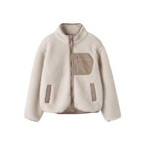 Name It Fleece Jakke Kids Mattia Sherpa Moonbeam