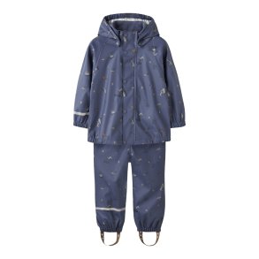 Name It Regnst Mini Dry10 Rain Set AOP Vintage Indigo