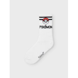 Name It Tennissokker Kids 3-pak Milton Pokemon Bright White