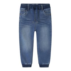 Name It Jeans Mini Ben Baggy Fleece Medium Blue Denim 