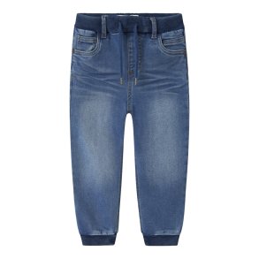 Name It Jeans Mini Ben Baggy Fleece Medium Blue Denim 