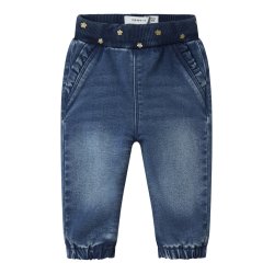 Name It Jeans Baby Rose Fleece Medium Blue Denim
