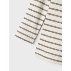 Name It T-shirt LS Mini Nette Slim Top Peppercorn