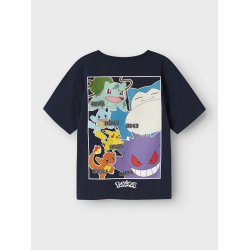 Name It T-shirt LS Kids Stu Pokemon Navy Blazer