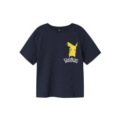 Name It T-shirt LS Kids Stu Pokemon Navy Blazer