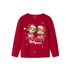 Name It Bluse Mini LS Sasa Paw Patrol Barbados Cherry 