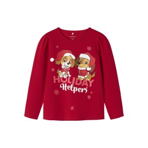 Name It Bluse Mini LS Sasa Paw Patrol Barbados Cherry 