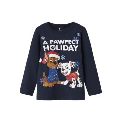 Name It Bluse Mini LS Stellan Paw Patrol Navy Blazer