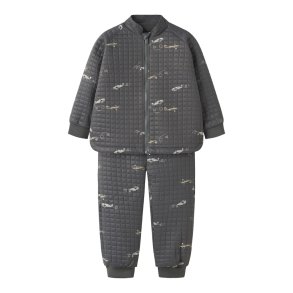Name It Termos�t Mini Moon Quilted set AOP Grey Pinstripe