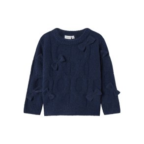 Name It Strik Bluse LS Mini Olivia Navy Blazer