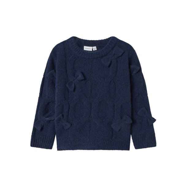 Name It Strik Bluse LS Mini Olivia Navy Blazer