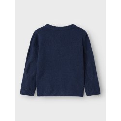 Name It Strik Bluse LS Mini Olivia Navy Blazer