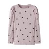 Name It T-shirt LS Mini Heart Burnished Lilac