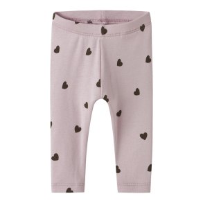 Name It Leggins Baby Heart Burnished Lilac