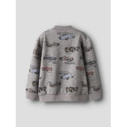 Name It Cardigan Mini LS Reiner Sweat Grey Melange