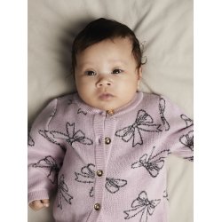 Name It Cardigan Baby LS Strik Bowie Keepsake Lilac
