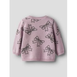 Name It Cardigan Baby LS Strik Bowie Keepsake Lilac