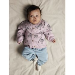 Name It Cardigan Baby LS Strik Bowie Keepsake Lilac