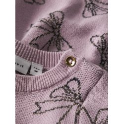 Name It Kjole Baby LS Bowie Strik Keepsake Lilac