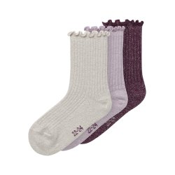 Name It Sokker Mini 3-pak Rosie Keepsake Lilac