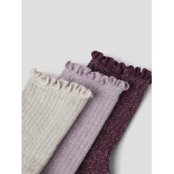 Name It Sokker Mini 3-pak Rosie Keepsake Lilac