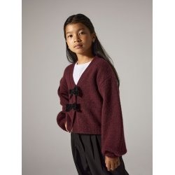 Name It Cardigan Kids LS Strik Rina Burgundy