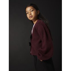 Name It Cardigan Kids LS Strik Rina Burgundy