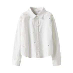 Name It Skjorte Kids LS Hing Bright White