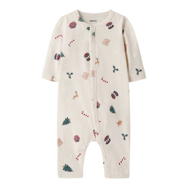 Name It Natdragt Baby LS Vismas Whitecap Gray