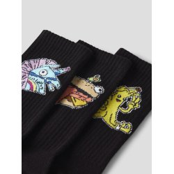 Name It Tennissokker Kids 3-pak Seppe Fortnite Black