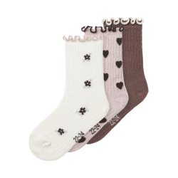 Name It Sokker Mini 3-pak Netti Peppercorn