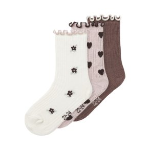 Name It Sokker Mini 3-pak Netti Peppercorn