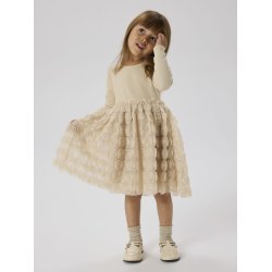 Name It Kjole Mini LS Sykia Tulle Cement
