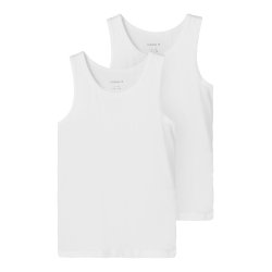 Name It Undertrjer 2-pak Tank top Bright White