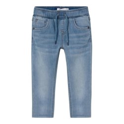 Name It Jeans Ryan Slim Sweat Jeans Light Blue Denim