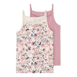 Name It Undertrjer 2-pak Strap Top Nostalgia Flower Rose