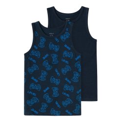 Name It Undertrjer 2-pak Tank top Gamer Dark Sapphire