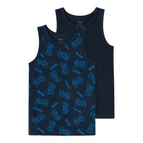 Name It Undertrjer 2-pak Tank top Gamer Dark Sapphire