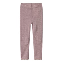 Name It Leggins Uld Wang Needle Purple Dove