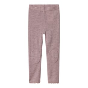 Name It Leggins Uld Wang Needle Purple Dove
