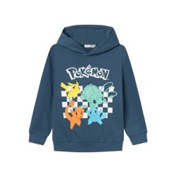 Name It Httetrje Hoodie LS Jister Pokemon Dark Denim