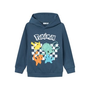 Name It Httetrje Hoodie LS Jister Pokemon Dark Denim