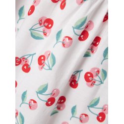 Name It Kjole Vigga Bright White Cherries