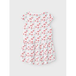 Name It Kjole Vigga Bright White Cherries