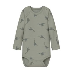 Name It Body 3-pak LS Dino Agave Green
