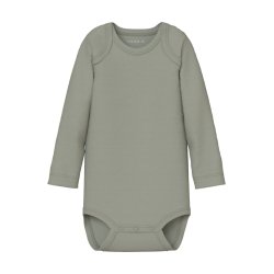 Name It Body 3-pak LS Dino Agave Green