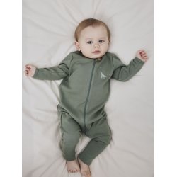 Name It Natdragt 2-pak Zip Dino Agave Green