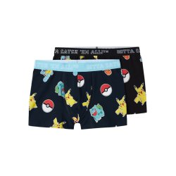 Name It Boxershorts 2-pak Asgar Pokemon Black