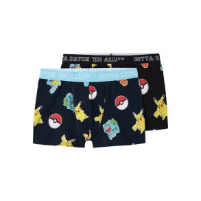Name It Boxershorts 2-pak Asgar Pokemon Black
