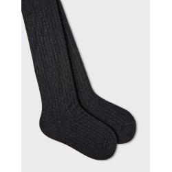 Name It Strmpebukser Kids Glitter Rib Black